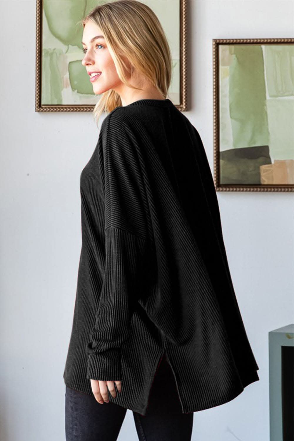 Sequin nutcracker ribbed top - Love Salve